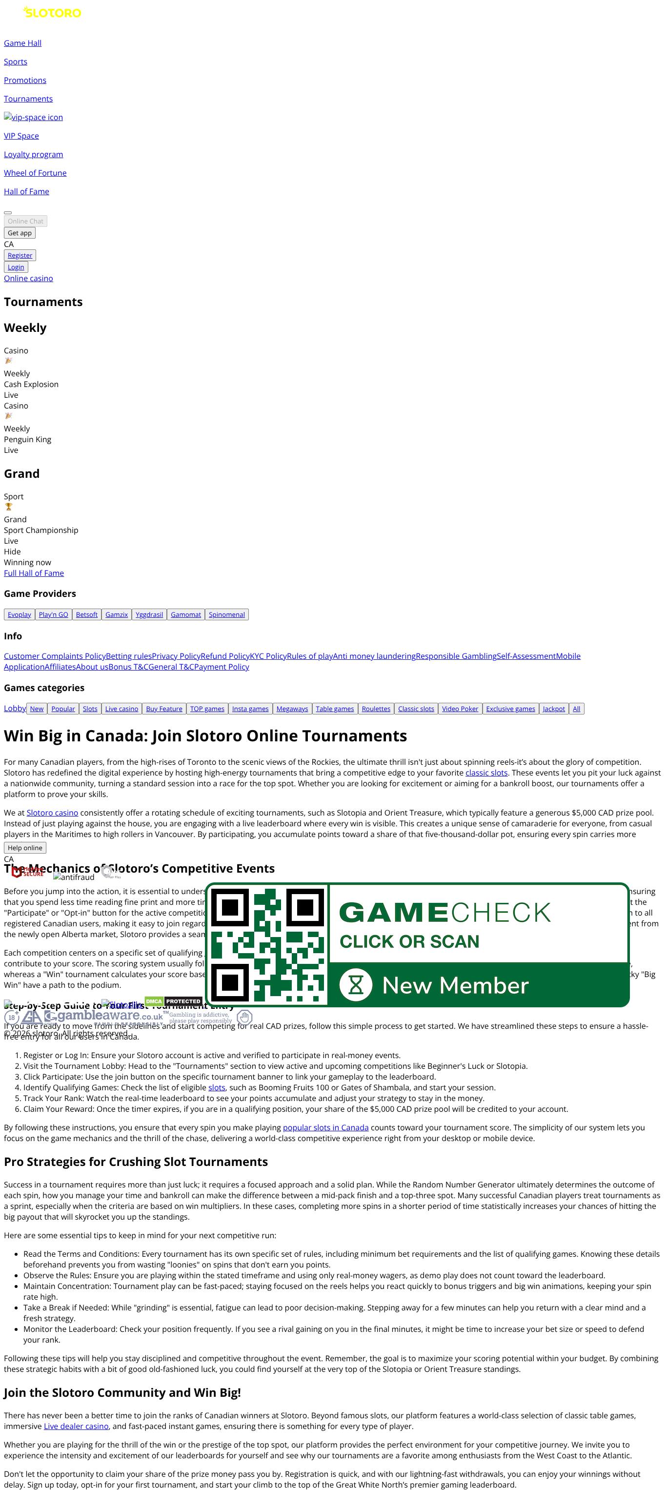 Casino tournaments